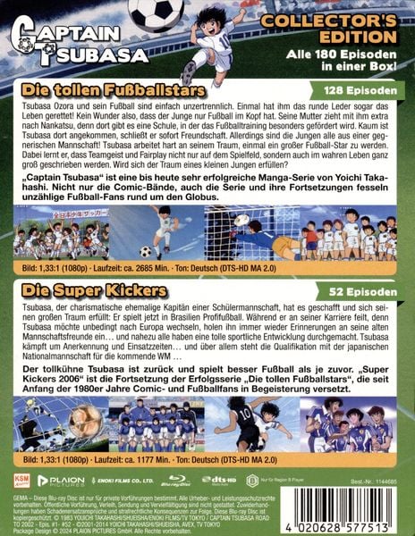 Produktbild: Captain Tsubasa & Die Super Kickers - Collectors Edition [20 BRs]