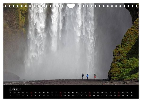 Produktbild: Island - Iceland (Wandkalender 2027 DIN A4 quer), CALVENDO Monatskalender