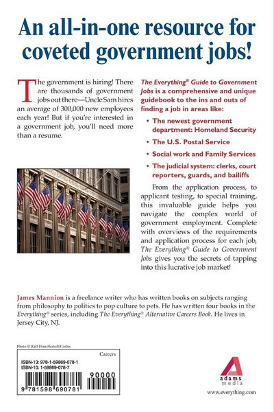Produktbild: The Everything Guide to Government Jobs