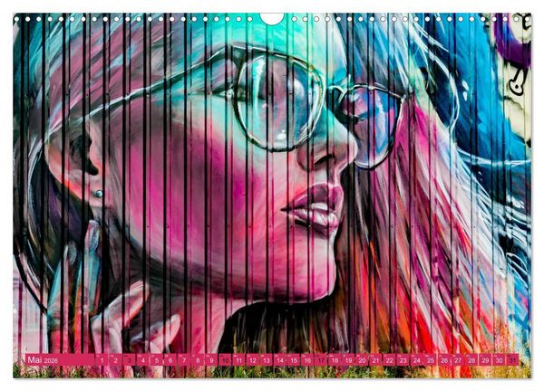 Produktbild: Street art Amsterdam Michael Jaster (Wandkalender 2026 DIN A3 quer), CALVENDO Monatskalender