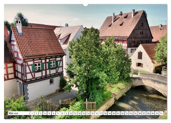Produktbild: N&ouml;rdlingen - Eine runde Sache (hochwertiger Premium Wandkalender 2026 DIN A2 quer), Kunstdruck in Hochglanz