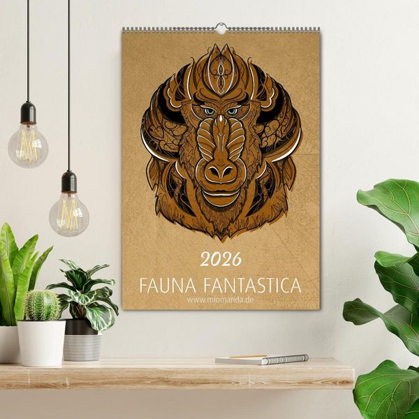 Produktbild: Fauna Fantastica (Wandkalender 2026 DIN A2 hoch), CALVENDO Monatskalender