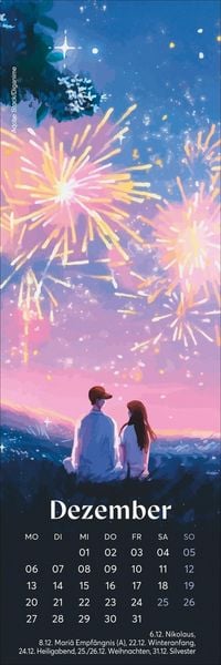 Produktbild: Romance Lesezeichen & Kalender 2027