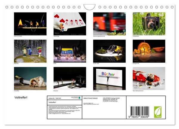 Produktbild: Volltreffer! (Wandkalender 2026 DIN A4 quer), CALVENDO Monatskalender