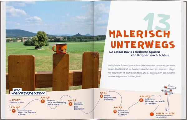 Produktbild: DUMONT Wanderzeit in der S&auml;chsischen Schweiz