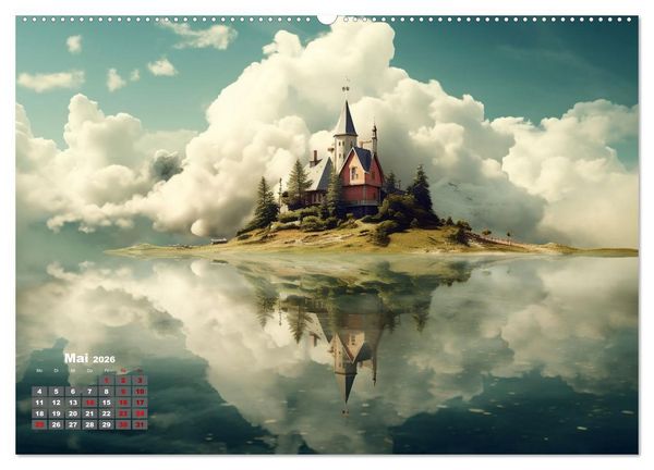 Produktbild: Fantastische Inselwelten (Wandkalender 2026 DIN A2 quer), CALVENDO Monatskalender