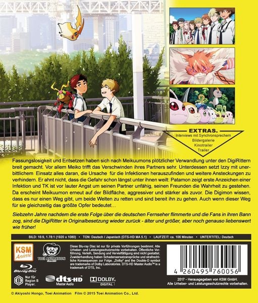 Produktbild: Digimon Adventure tri. Chapter 3 - Confession