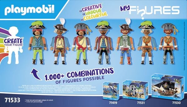 Produktbild: PLAYMOBIL 71533 My Figures: Piraten