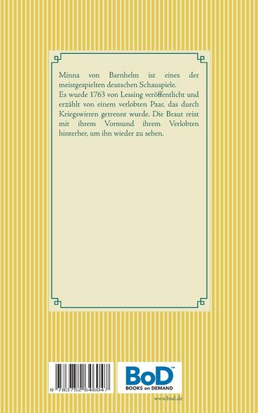 Produktbild: Minna von Barnhelm oder das Soldatengl&uuml;ck
