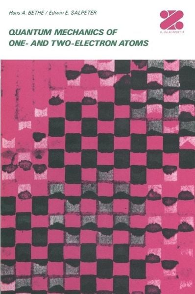 Produktbild: Quantum Mechanics of One- and Two-Electron Atoms