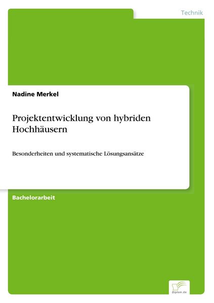 Produktbild: Projektentwicklung von hybriden Hochh&auml;usern