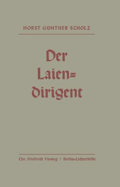 Produktbild: Der Laiendirigent
