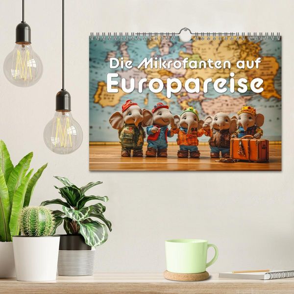 Produktbild: Die Mikrofanten auf Europareise (Wandkalender 2026 DIN A4 quer), CALVENDO Monatskalender