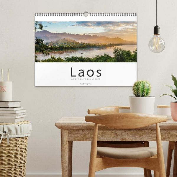 Produktbild: Laos - An den Ufern des Mekong (Wandkalender 2026 DIN A3 quer), CALVENDO Monatskalender