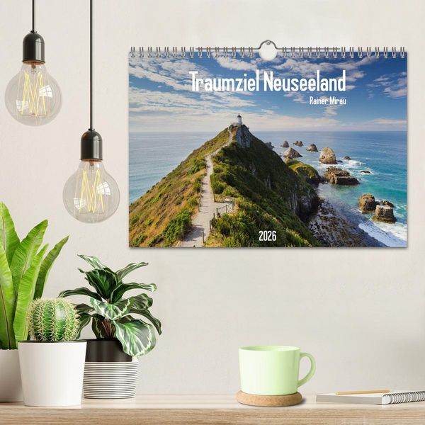 Produktbild: Traumziel Neuseeland 2026 (Wandkalender 2026 DIN A4 quer), CALVENDO Monatskalender