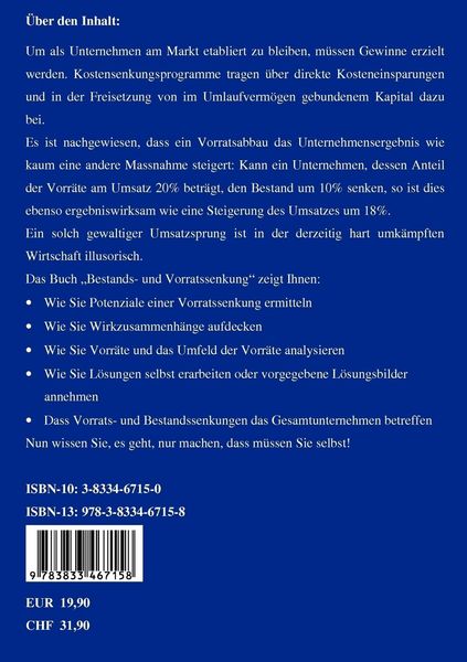Produktbild: Bestands- und Vorratssenkung