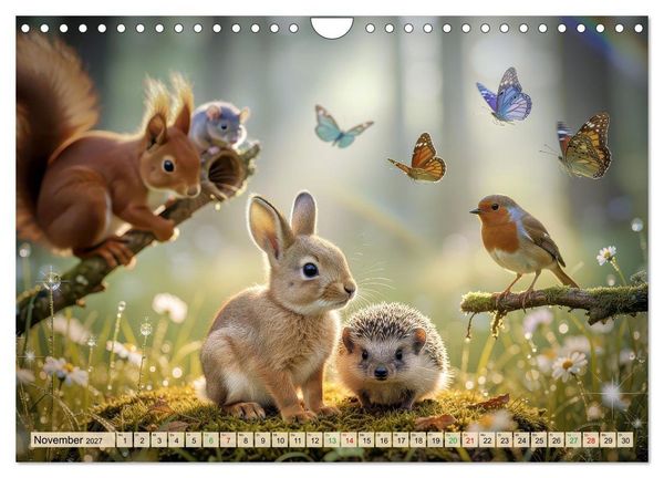 Produktbild: Tiere im Gegenlicht (Wandkalender 2027 DIN A4 quer), CALVENDO Monatskalender