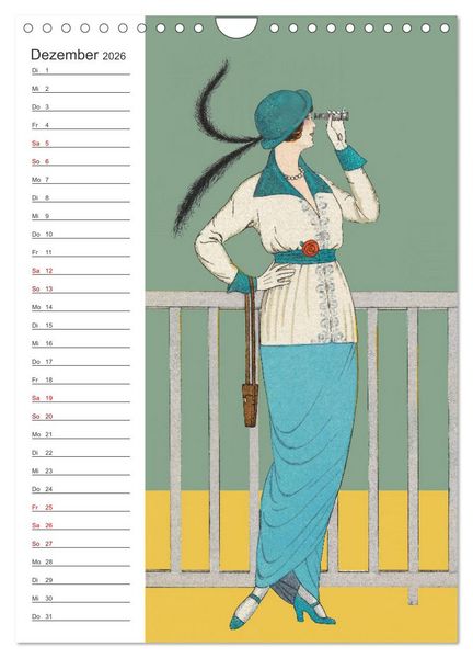 Produktbild: Historische Eleganz (Wandkalender 2026 DIN A4 hoch), CALVENDO Monatskalender