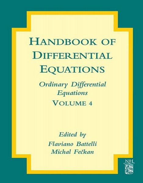 Produktbild: Handbook of Differential Equations: Ordinary Differential Equations