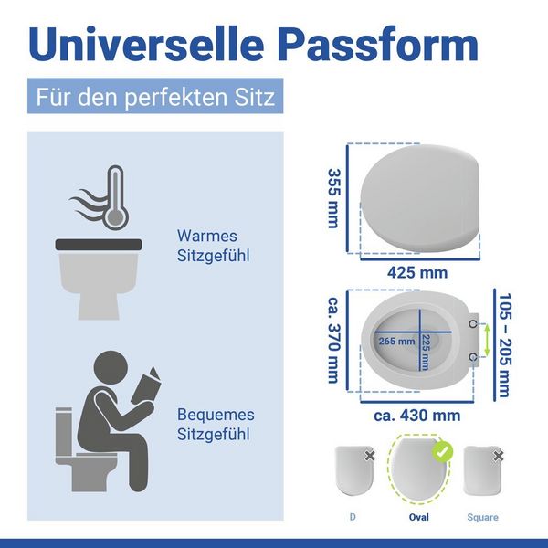 Produktbild: WC-Sitz Mod. Bambusa, Toilettensitz aus Bambus
