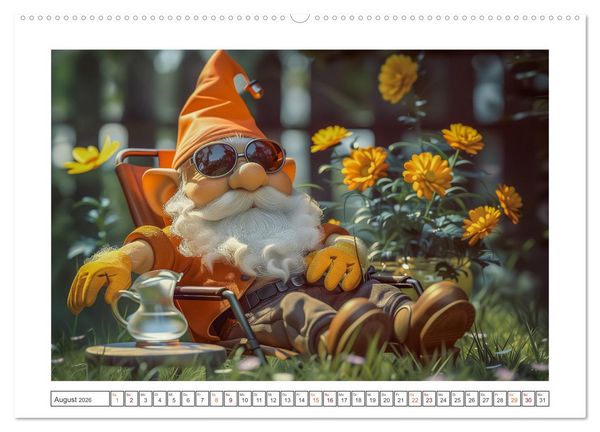 Produktbild: Auf den Spuren der Zwerge (hochwertiger Premium Wandkalender 2026 DIN A2 quer), Kunstdruck in Hochglanz