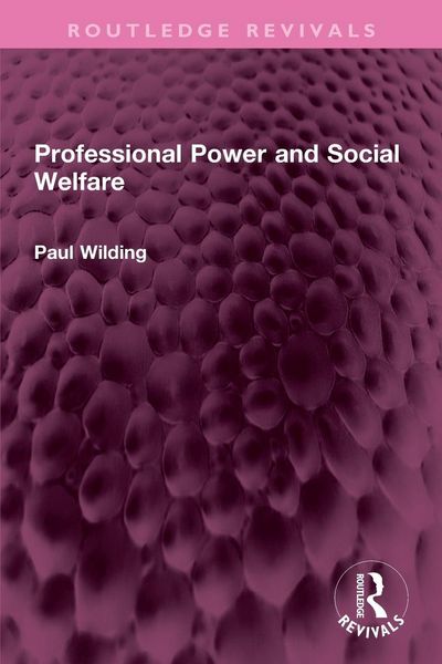 Produktbild: Professional Power and Social Welfare