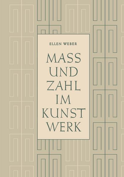 Produktbild: Mass und Zahl im Kunstwerk