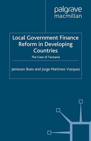 Produktbild: Local Government Financial Reform in Developing Countries
