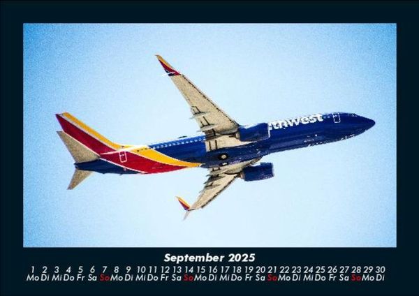 Produktbild: Flugzeuge 2025 Fotokalender DIN A5