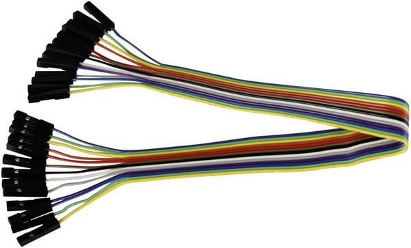 Produktbild: Joy-it RB-CB1-025 Jumper-Kabel Raspberry Pi&reg; [13x Drahtbr&uuml;cken-Buchse - 13x Drahtbr&uuml;cken-Buchse] 30.00 cm Bunt inkl. Pins