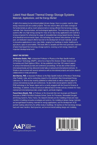 Produktbild: Latent Heat-Based Thermal Energy Storage Systems