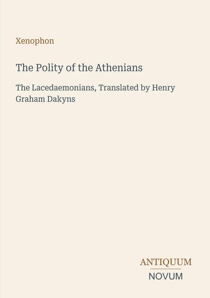 Produktbild: The Polity of the Athenians