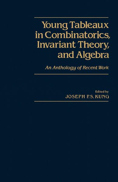 Produktbild: Young Tableaux in Combinatorics, Invariant Theory, and Algebra