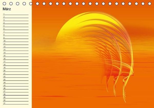 Produktbild: Fraktale Kunst 2/Geburtstagskalender (Tischkalender immerw&auml;hrend DIN A5 quer)