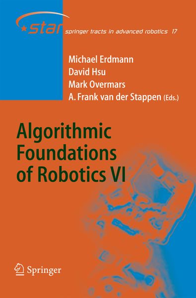 Produktbild: Algorithmic Foundations of Robotics VI