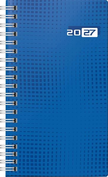 Produktbild: rido/id&eacute; 7016907027 Taschenkalender Mod. Taschenplaner int. 2027 A6, Papier, blau