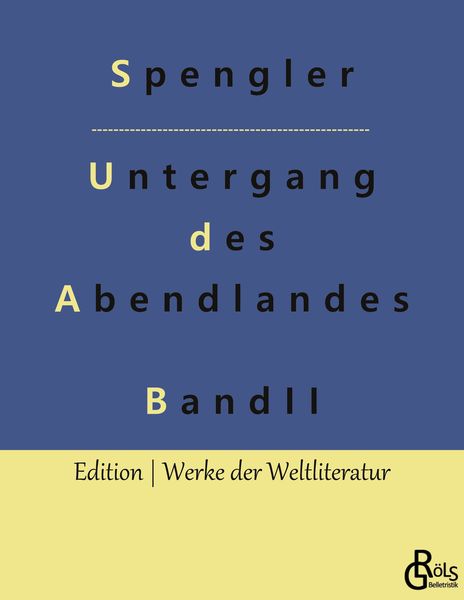 Produktbild: Der Untergang des Abendlandes - Band 2