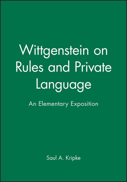 Produktbild: Wittgenstein on Rules and Private Language