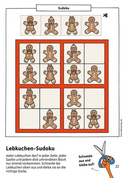 Produktbild: Weihnachtsr&auml;tsel &ndash; Kunterbunter Kindergartenblock ab 4 Jahre
