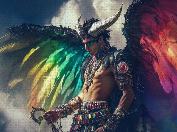 Produktbild: CALVENDO Puzzle In jedem Regenbogen steckt eine Geschichte des &Uuml;berlebens | 2000 Teile Lege-Gr&ouml;&szlig;e 90x67cm Foto-Puzzle f&uuml;r gl&uuml;ckliche Stunden