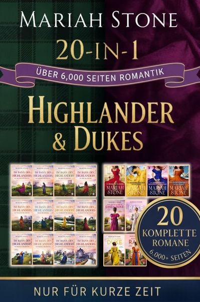 Produktbild: Highlander & Dukes - Das gro&szlig;e 20-in-1 Romance-Mega-Bundle