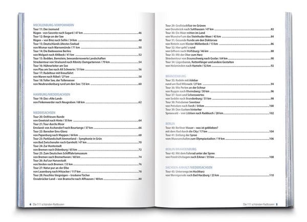 Produktbild: BVA Die 111 sch&ouml;nsten Radtouren in Deutschland