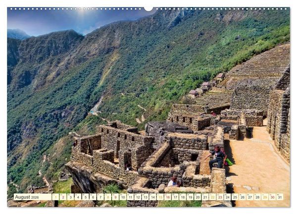 Produktbild: Machu Picchu - Stadt der Inka (hochwertiger Premium Wandkalender 2026 DIN A2 quer), Kunstdruck in Hochglanz