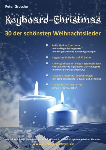 Produktbild: Keyboard-Christmas - 30 Weihnachtslieder für Keyboard