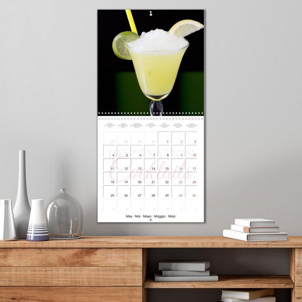 Produktbild: Destination cocktails (Calendrier mural carr&eacute; 2026 30x30 cm) Calendrier double avec une page pour vos prises de notes