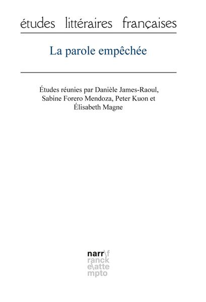 Produktbild: La parole emp&ecirc;ch&eacute;e