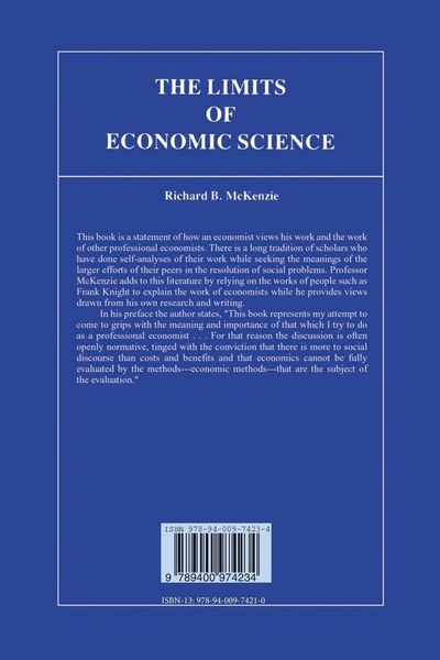 Produktbild: The Limits of Economic Science