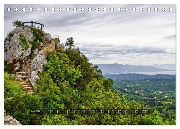 Produktbild: Sch&ouml;nes Korfu (Tischkalender 2026 DIN A5 quer), CALVENDO Monatskalender