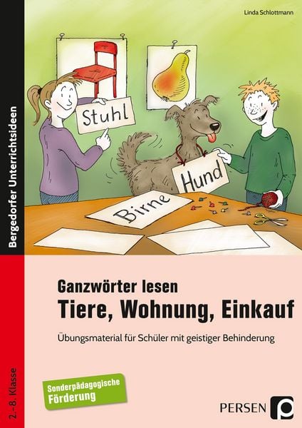 Produktbild: Ganzw&ouml;rter lesen: Tiere, Wohnung, Einkauf