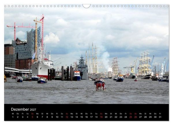 Produktbild: Hamburg Hafengeburtstag (Wandkalender 2027 DIN A3 quer), CALVENDO Monatskalender